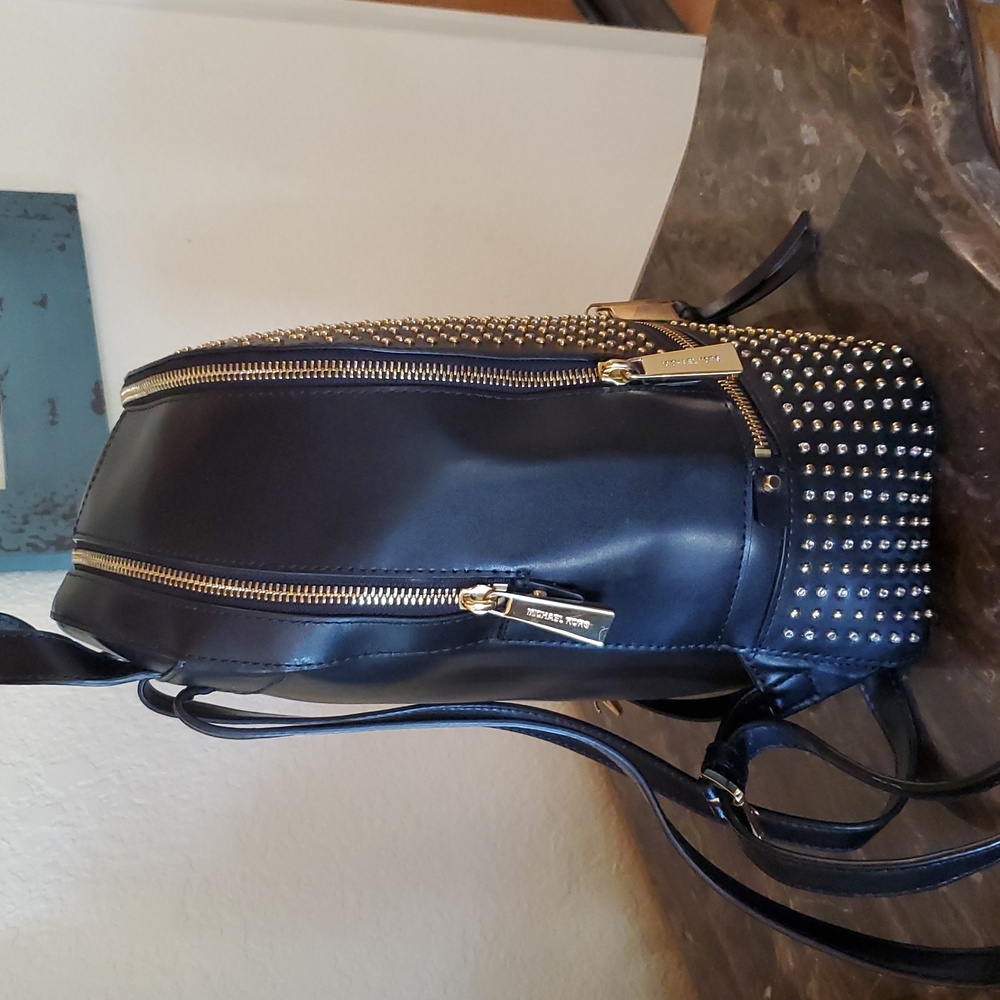 Like NEW Michael Kors Rhea Studded Backpack - Picture 4 of 13